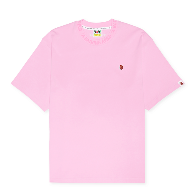 A Bathing Ape&nbsp; One Point Relaxed Fit Tee rose 86326 1