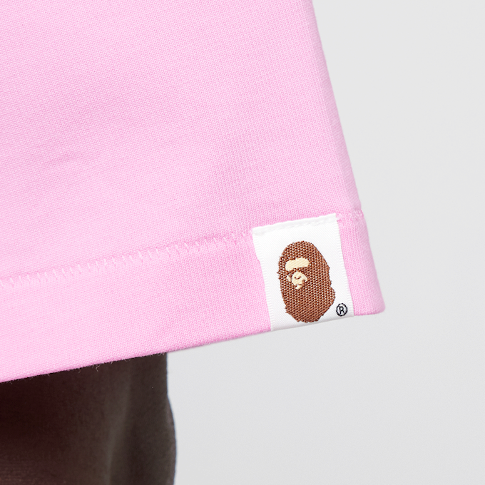 A Bathing Ape&nbsp; One Point Relaxed Fit Tee rose 86326 7