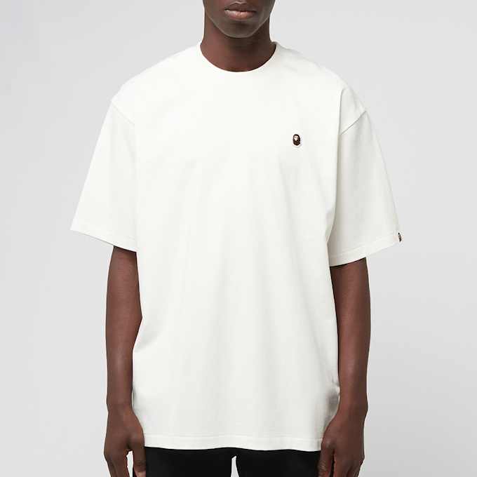 A Bathing Ape&nbsp; One Point Relaxed Fit Tee beige 89868 2