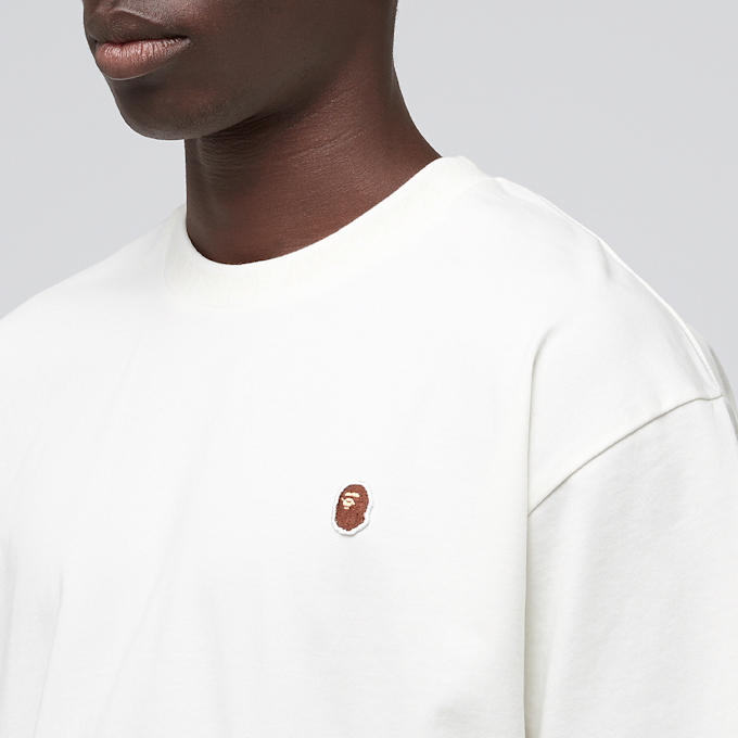 A Bathing Ape One Point Relaxed Fit Tee beige 89868 5