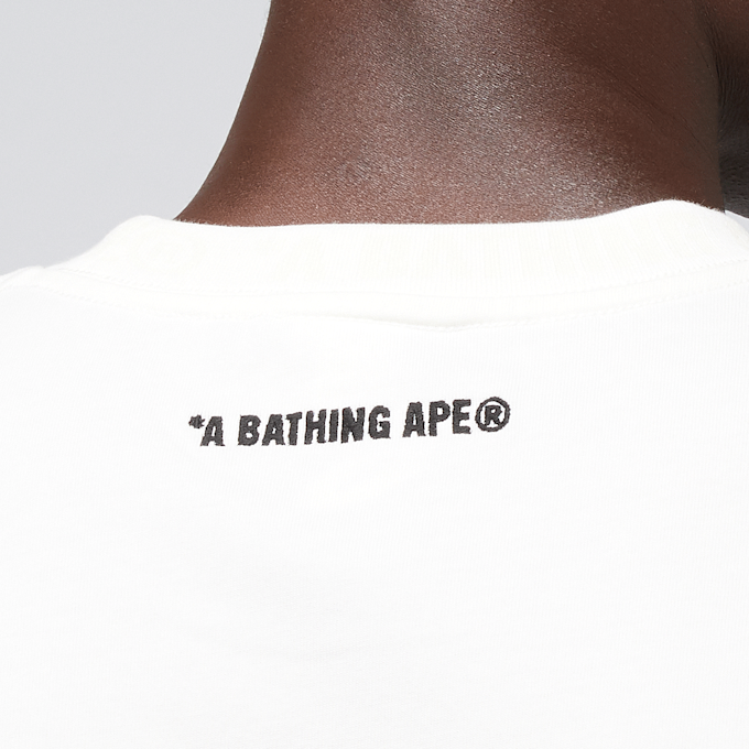 A Bathing Ape One Point Relaxed Fit Tee beige 89868 6