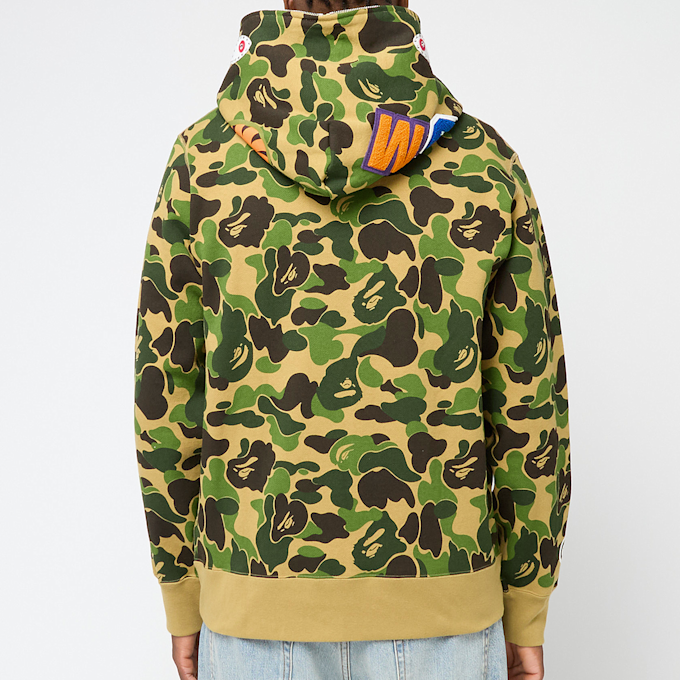 A Bathing Ape ABC Camo Crystal Stone Shark Full Zip Hoodie camouflage 87735 4