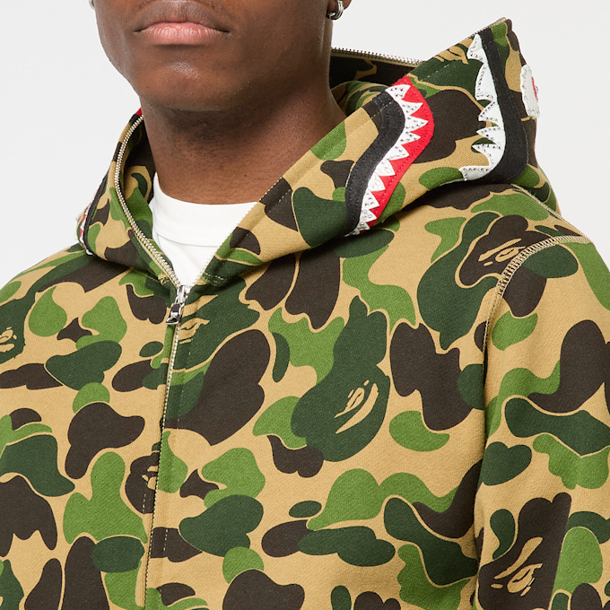 A Bathing Ape ABC Camo Crystal Stone Shark Full Zip Hoodie camouflage 87735 5