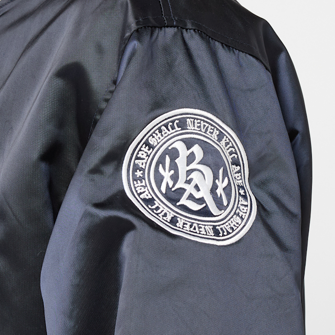 A Bathing Ape Baseball Varsity Jacket bleu 90191 6