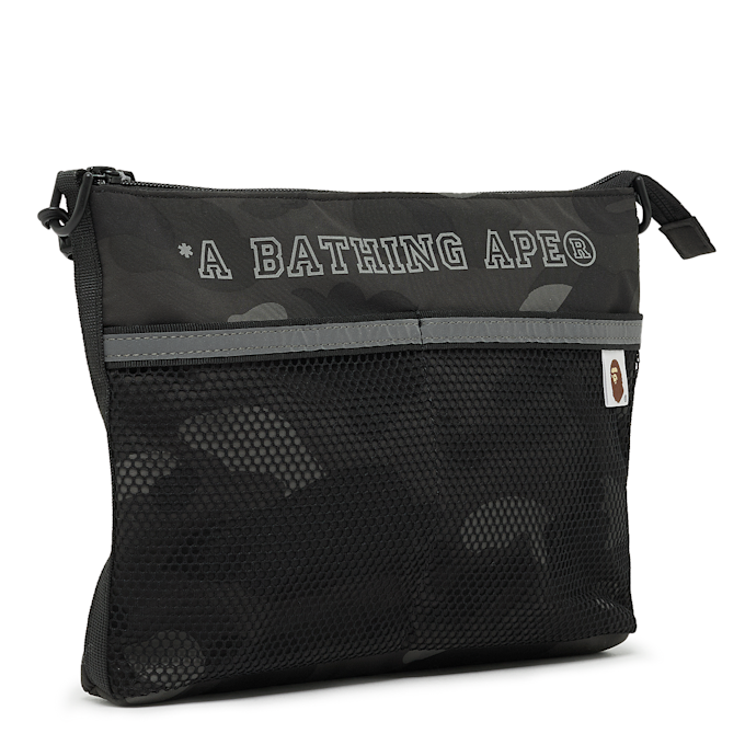 A Bathing Ape Color Camo Sacoche noir 87702 2