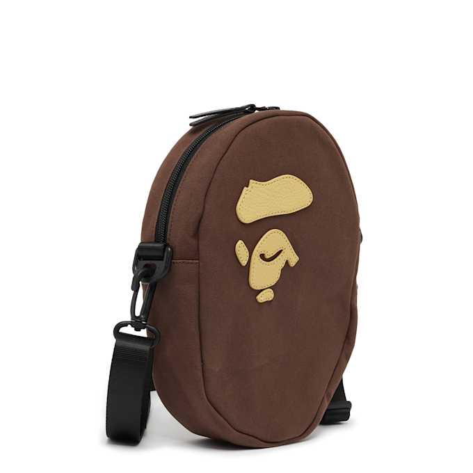 A Bathing Ape Ape Head Shoulder Bag brun 89832 2