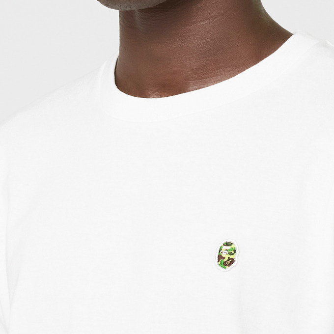 A Bathing Ape&nbsp; ABC Camo One Point Tee blanc 88767 5