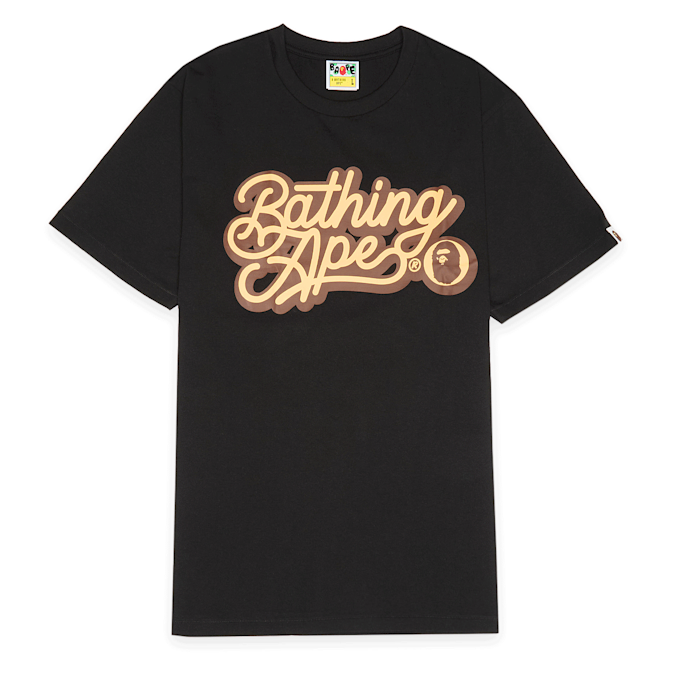 A Bathing Ape Bathing Ape Script Logo Tee noir 86330 1
