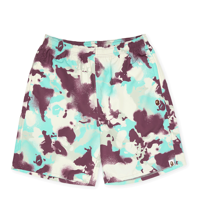 A Bathing Ape Map Camo Regular Fit Beach Shorts multicolor 90431 1