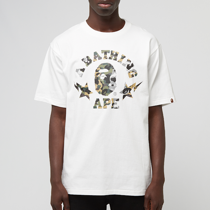 A Bathing Ape 1st Camo Crazy Sta College Tee wit 89871 2