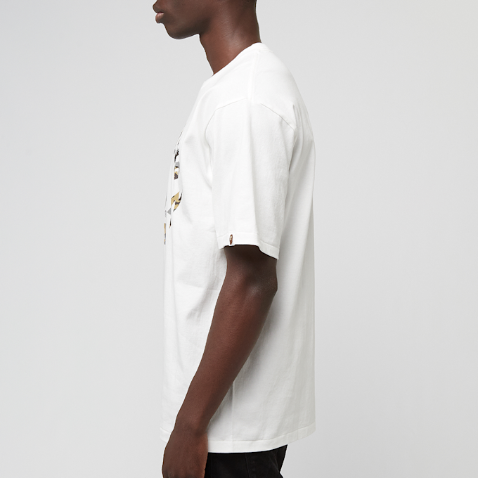 A Bathing Ape 1st Camo Crazy Sta College Tee blanc 89871 3