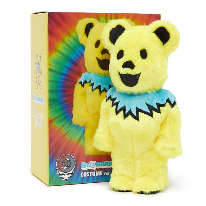 Medicom x Grateful Dead Bearbrick Dancing Bear Costume 400% jaune 90830 4