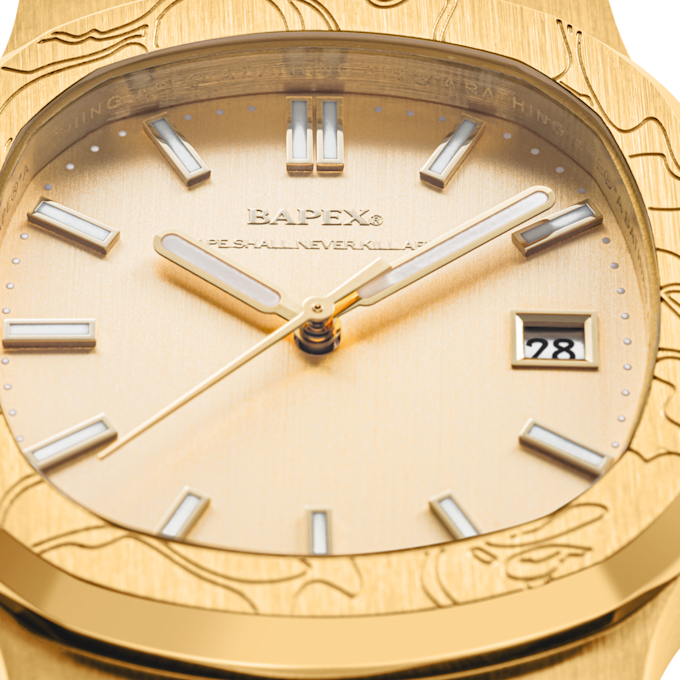 A Bathing Ape Type 10 Bapex Pantone gold 89834 3