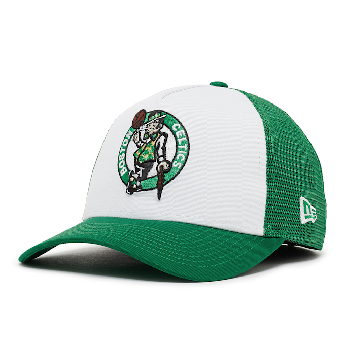 New Era NBA Side Patch Trucker Cap Boston Celtics groen 90201 1