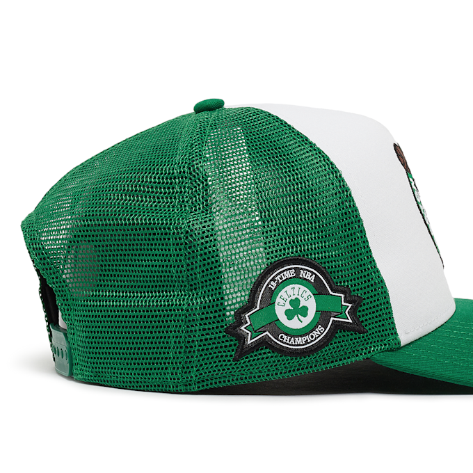 New Era NBA Side Patch Trucker Cap Boston Celtics grün 90201 3