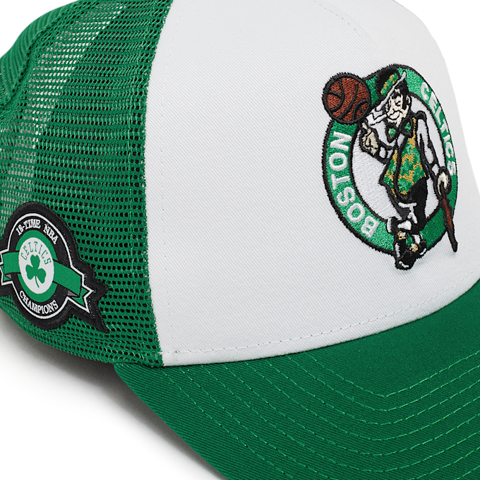 New Era NBA Side Patch Trucker Cap Boston Celtics grün 90201 4
