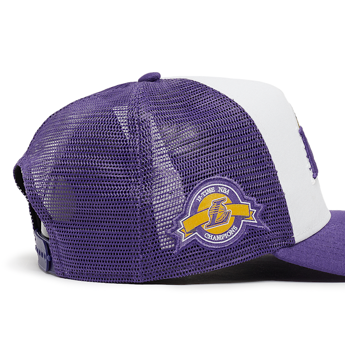 New Era NBA Side Patch Trucker Los Angeles Lakers roze 89452 3