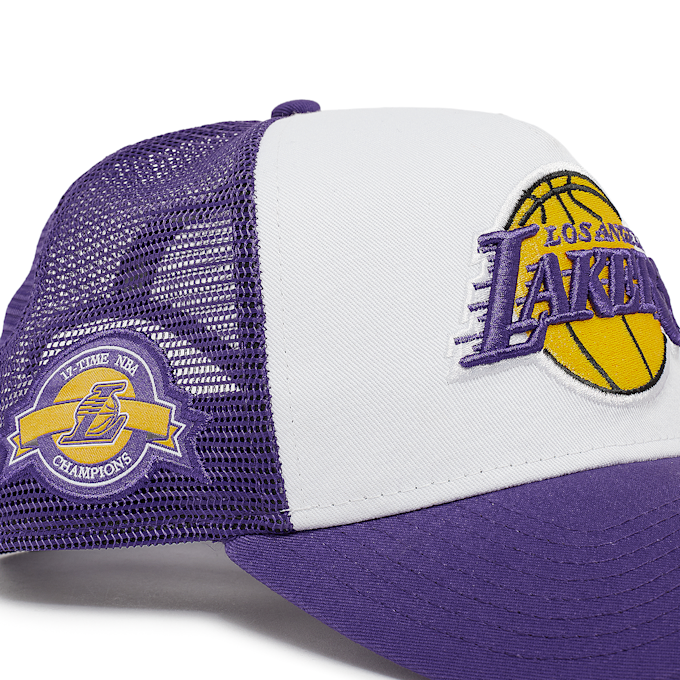 New Era NBA Side Patch Trucker Los Angeles Lakers roze 89452 4