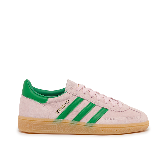 adidas Originals Wmns Handball Spezial clear pink/green/gold met. Pink 86100 2