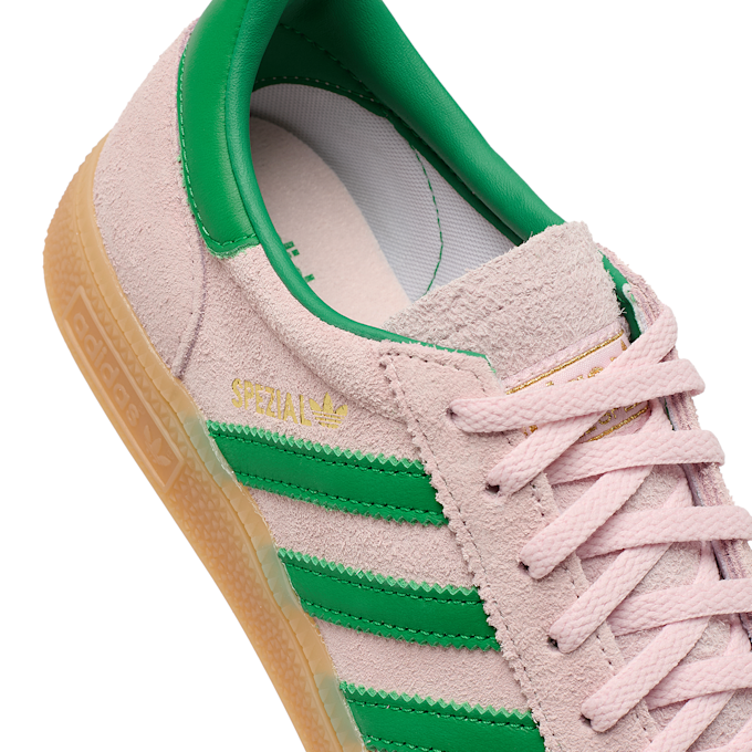 adidas Originals Wmns Handball Spezial clear pink/green/gold met. Pink 86100 5