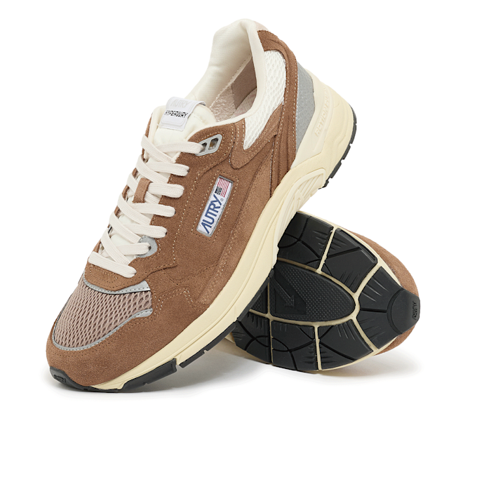 Autry Hyperway Low Suede Mesh brun 87394 7