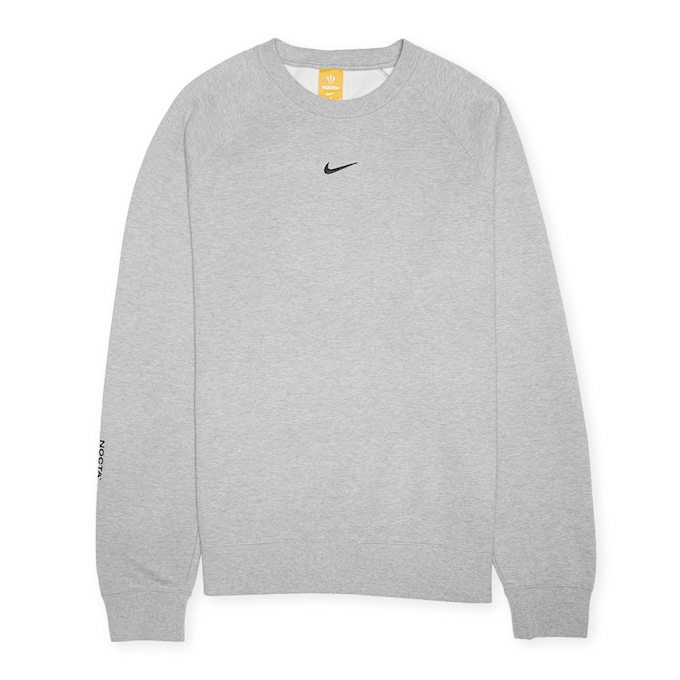 Nike x Nocta Fleece Crewneck Sweatshirt grey 88659 1