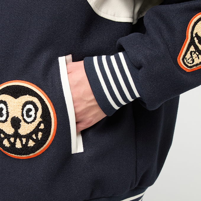 ICECREAM Collegiate Patch Varsity Jacket blue 87793 7