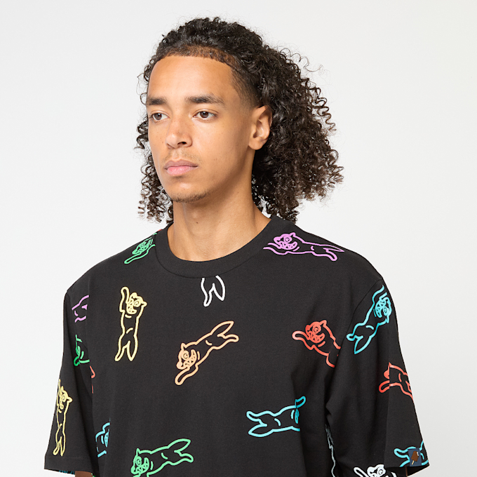 ICECREAM Allover Running Dog T-Shirt noir 91489 5