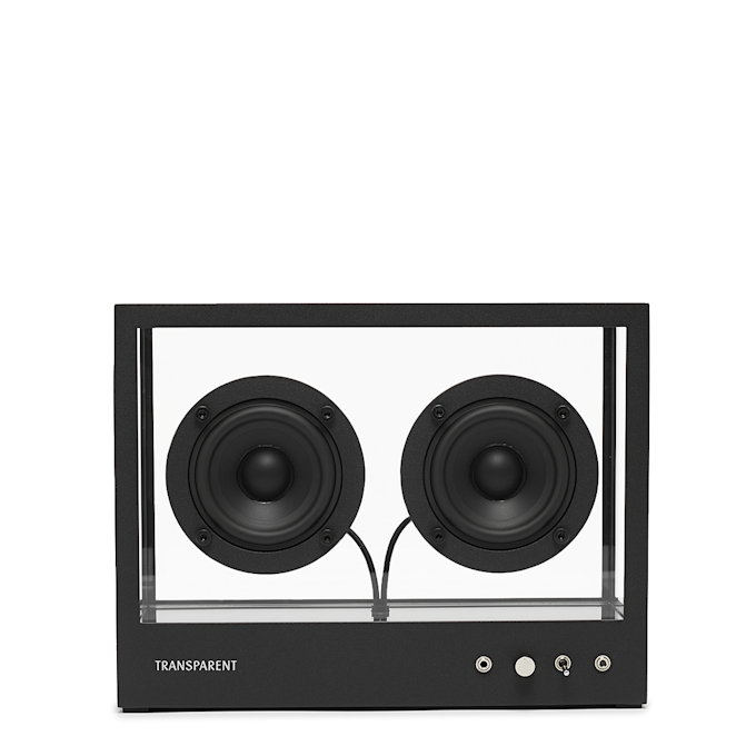 Transparent Small Speaker black 90610 1