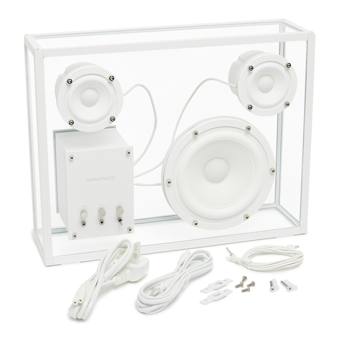 Transparent Speaker white 87710 7