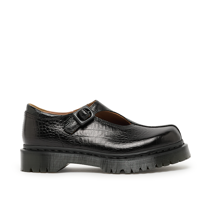 Dr. Martens Rejena Mary Jane Croc Emboss zwart 89261 2