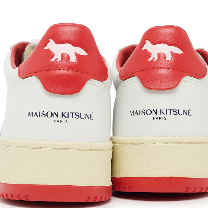 Autry x Maison Kitsune Wmns Medalist Low blanc 87407 5