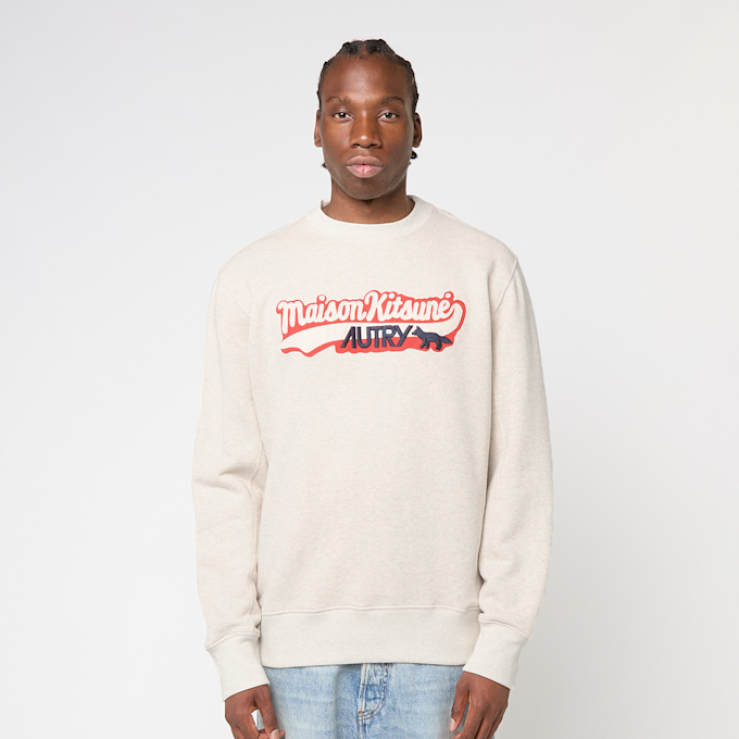 Autry x Maison Kitsune Sweatshirt beige 89758 2