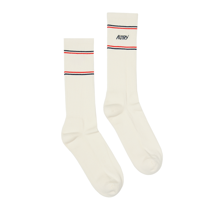 Autry x Maison Kitsune Socks beige 89757 2