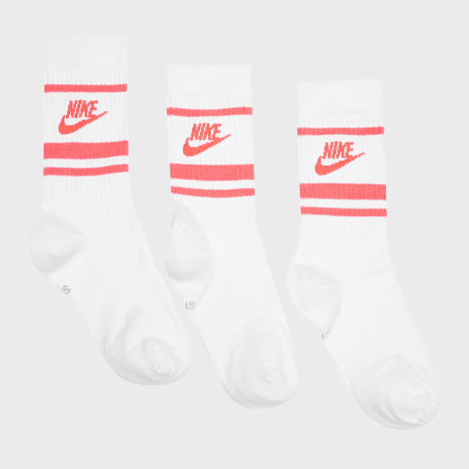 Nike   Sportswear Everyday Essential Socks (3 Pack) blanc 90421 2
