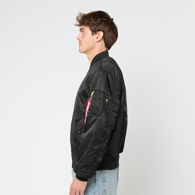 No Problemo&nbsp; x Alpha Industries No War MA-1 Jacket noir 88551 3