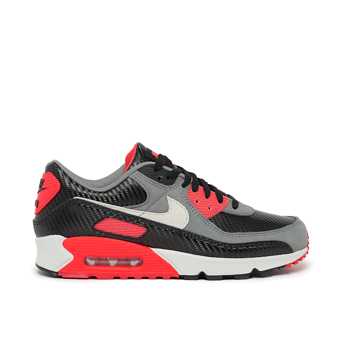 Nike Wmns Air Max 90 PRM "Carbon Fiber Infrared" grijs 87604 2