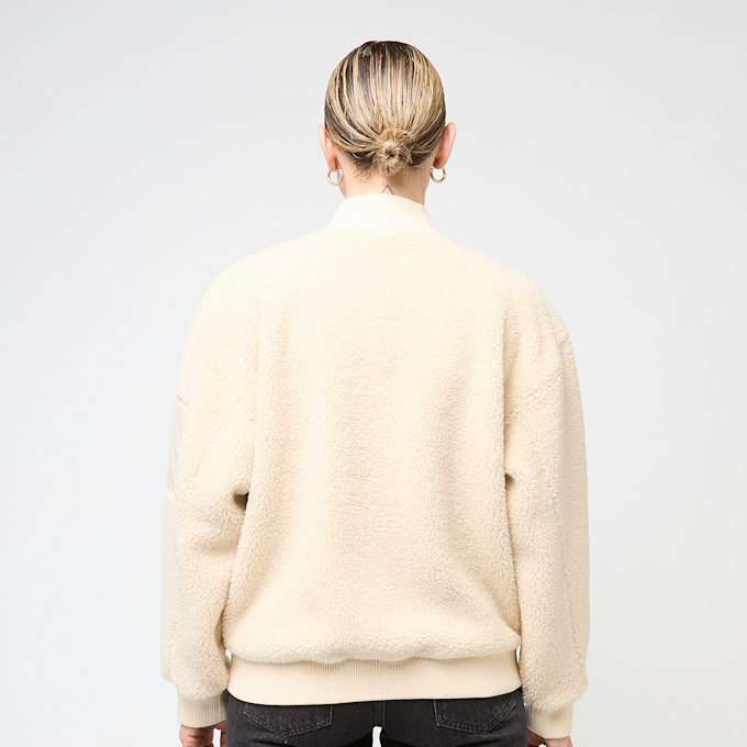 New Era Wmns MLB New York Yankees OS Sherpa Bomber Jacket beige 90216 4