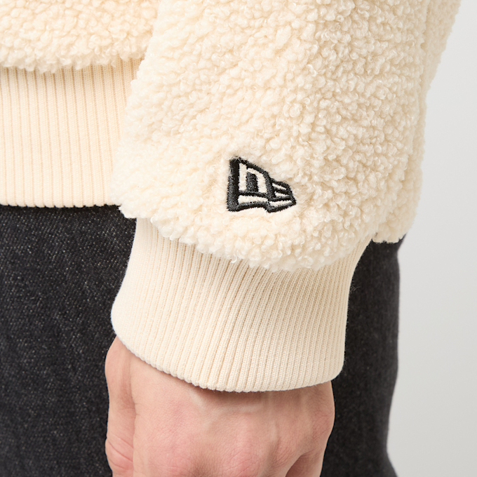 New Era Wmns MLB New York Yankees OS Sherpa Bomber Jacket beige 90216 6