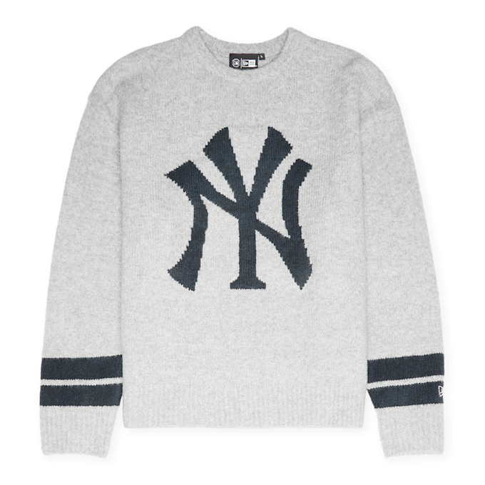 New Era MLB New York Yankees Knit Sweater gris 86621 1