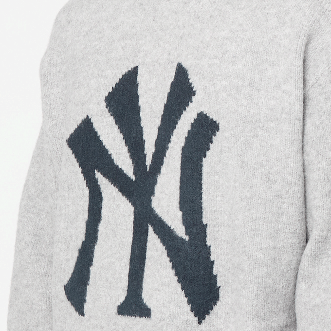 New Era MLB New York Yankees Knit Sweater gris 86621 5