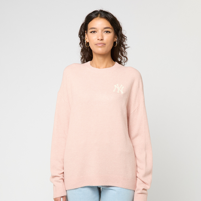 New Era Wmns MLB Knit Crew New York Yankees Pink 90215 2