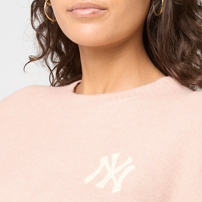 New Era Wmns MLB Knit Crew New York Yankees Pink 90215 5
