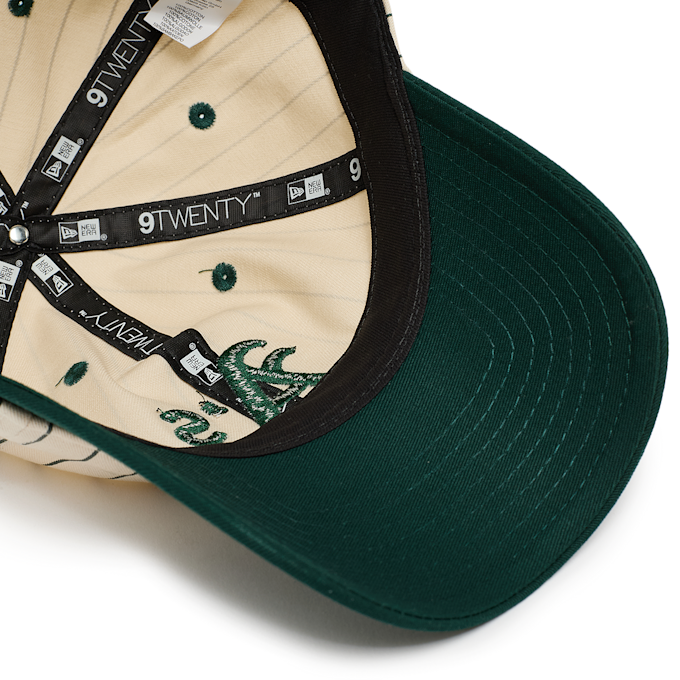 New Era Pinstripe 9Twenty Oakland Athletics beige 91124 3