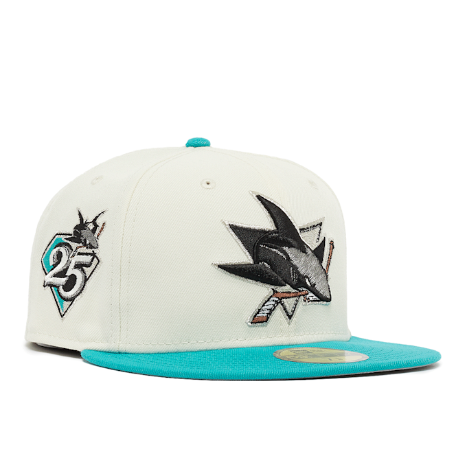 New Era MLB Chrome Pack 59Fifty San Jose Sharks beige 90219 1