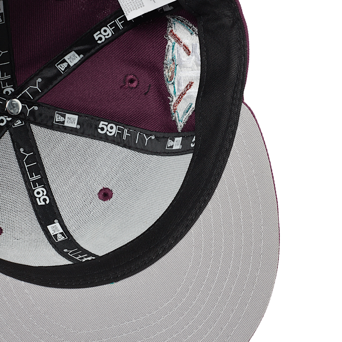 New Era 59Fifty Anaheim Ducks plum lila 86625 5