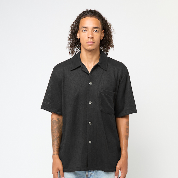Our Legacy&nbsp; Box Shirt Shortsleeve Boucle noir 90469 2