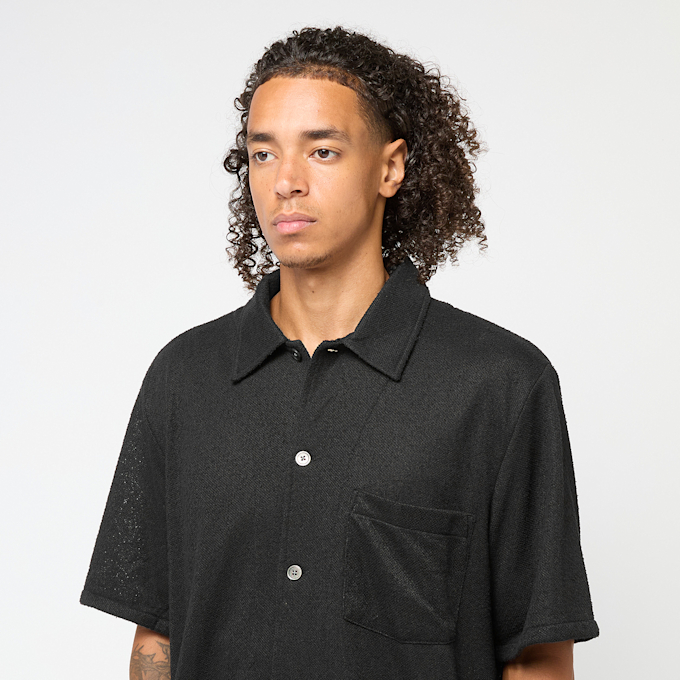Our Legacy Box Shirt Shortsleeve Boucle zwart 90469 5