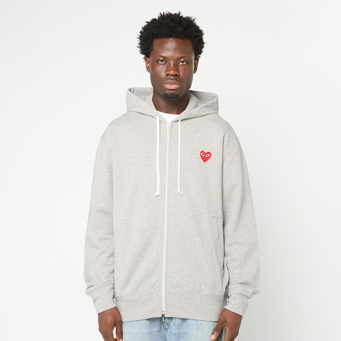 Comme des Garcons Play Play Big Heart Sweatshirt gris 86658 2
