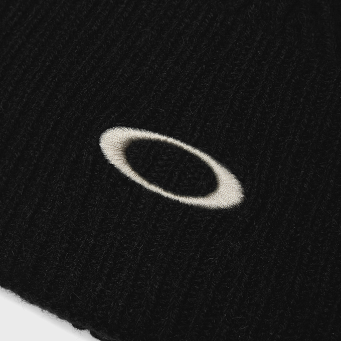 Oakley Ellipse Ribbed Beanie black 91129 3